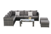 All-Weather Wicker Patio Set — 6 Piece