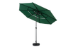 9 Ft 3-Tier Auto-Tilt Patio Umbrella, Dark Green