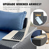 Six Piece All Weather Outdoor Wicker Sectional Sofa Set