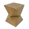 Prismatic Concrete Outdoor Side Table, 14.25"