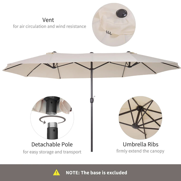 Shade for two zones