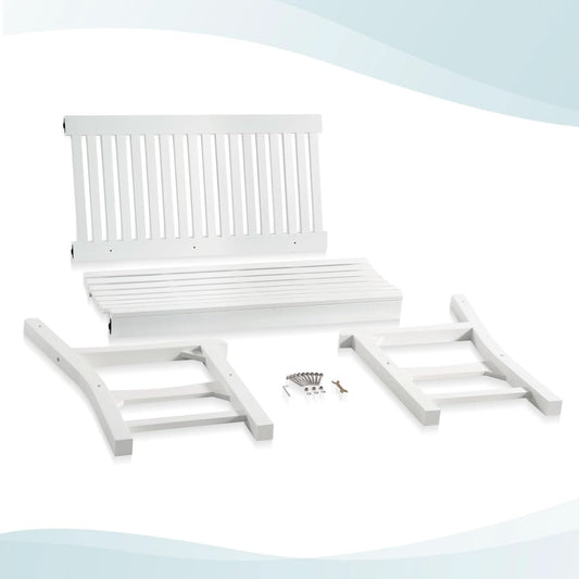 Two-Person Weatherproof Poly Lumber Outdoor Bench