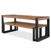 3-Piece Acacia Wood Outdoor Conversation Set