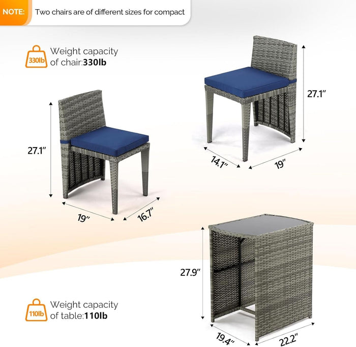 Fits small spaces