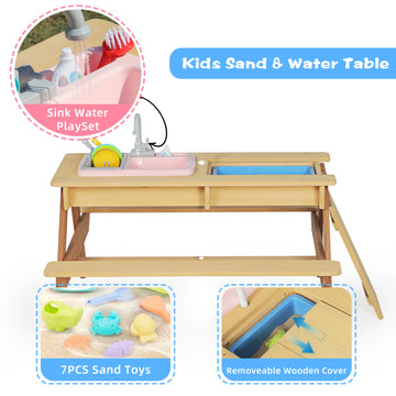 Wooden Kids Picnic Table