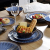 Melamine Dinnerware Sets 12 Pcs Plates and Bowls Sets Melamine Plates Outdoor Dishes Sets Unbreakable Dinnerware Serving Dishes