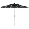 9.7 ft Solar LED Patio Umbrella (Base Not Included)