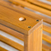 Acacia Wood Porch Swing Bed — Twin Size