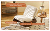 Upholstered Glider Rocking Chair with Solid Wood Frame