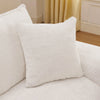 Modern Boucle L-Shaped Sectional Sofa with Two Moveable Ottomans,