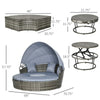 Modular Lounger with Shade — 2 Person