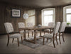 88inches X 40inches X 30inches Weathered Gray Dining Table