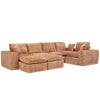 Modern Boucle L-Shaped Sectional Sofa with Two Moveable Ottomans,