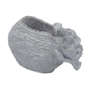 Gray Cement Indoor & Outdoor Planter, 14 × 8 in