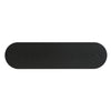 Fluted Black Sideboard with 4 Sliding Doors, 60"