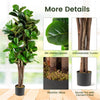 5 ft Artificial Fiddle Leaf Fig Tree in Planter