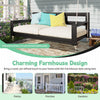 Acacia Wood Porch Swing Bed — Twin Size
