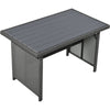 Wicker L-Shaped Patio Sectional — 5 Piece