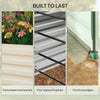 Galvanized Steel Raised Planter Box with Crop Cage