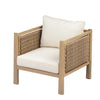 Set Of 2 Outdoor Acacia Wood Patio Chairs