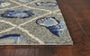 5inches x 7inches Grey Seaside UV Treated Indoor Outdoor Area Rug
