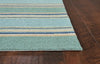 5inches x 7inches Ocean Stripes UV Treated Indoor Outdoor Area Rug