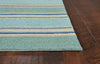5inches x 7inches Ocean Stripes UV Treated Indoor Outdoor Area Rug