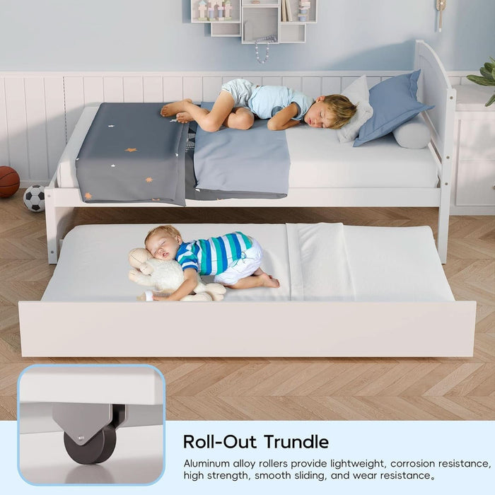 Space-saving trundle design