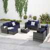Outdoor Patio Seating Set 6-piece set with Cushions for Patio, Garden