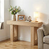 63" Farmhouse Console Table with Bottom Storage