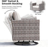 Modern Modular Outdoor Wicker Sectional Sofa Set-4