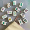 American Mahjong Set — Cream Pearl Marbled, 160 Tiles