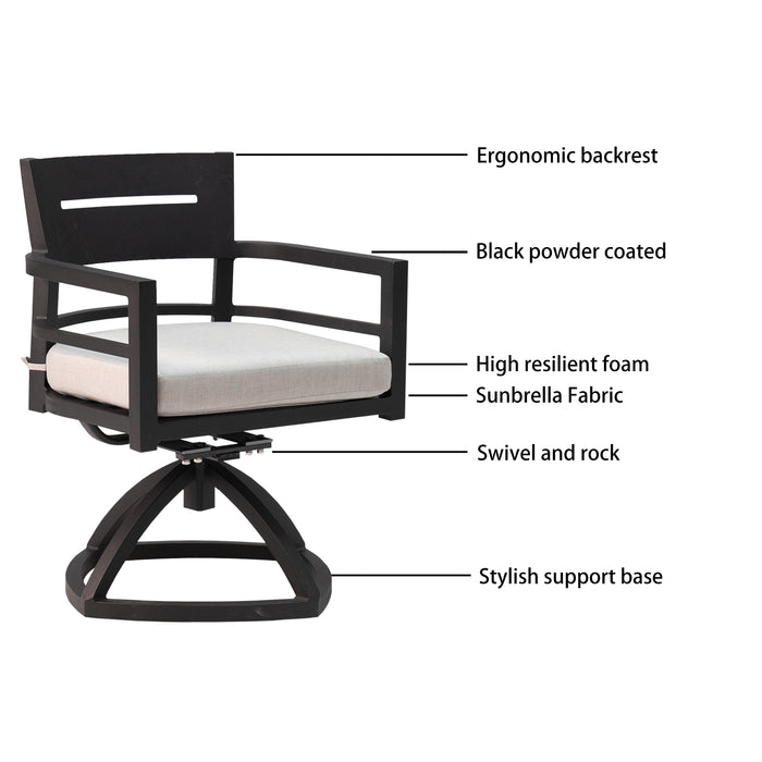 360-Degree Swivel and Rock