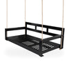 Acacia Wood Porch Swing Bed — Twin Size