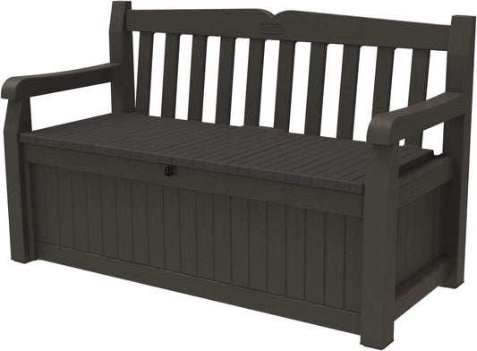 70 Gallon Outdoor Storage Bench Box for Garden Tools-0