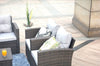 Rattan Patio Sofa Set — 6 Piece