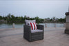 Rattan Patio Sofa Set — 6 Piece