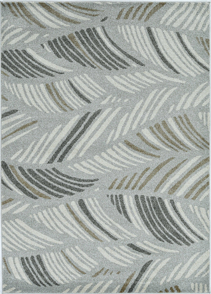Feather Pattern in Grey