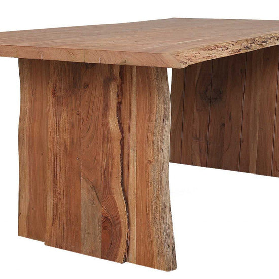 Solid Acacia Wood Live Edge Dining Table