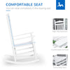Traditional High-Back Rocking Chair