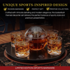 Basketball Decanter Set Premium Barware Gift Elegant Drinkware Collection-2