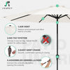 11 ft Weather-Resistant Commercial Patio Umbrella