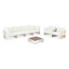 Modern Metal Patio Sectional — 7 Piece