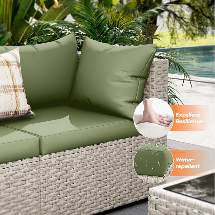 Flexible seven-piece configuration