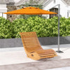 Teak Wood Outdoor Rocking Chair with Adjustable Recline