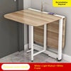 Fold-Flat Rectangular Dining Table, No Assembly