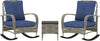 Stylish Three Piece Wicker Patio Furniture Set-0