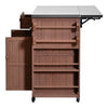Extendable Outdoor Kitchen Island — Solid Wood