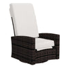 Wicker Swivel Recliner — 360° Rotating