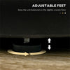 Concrete-Look Side Table, Dark Gray